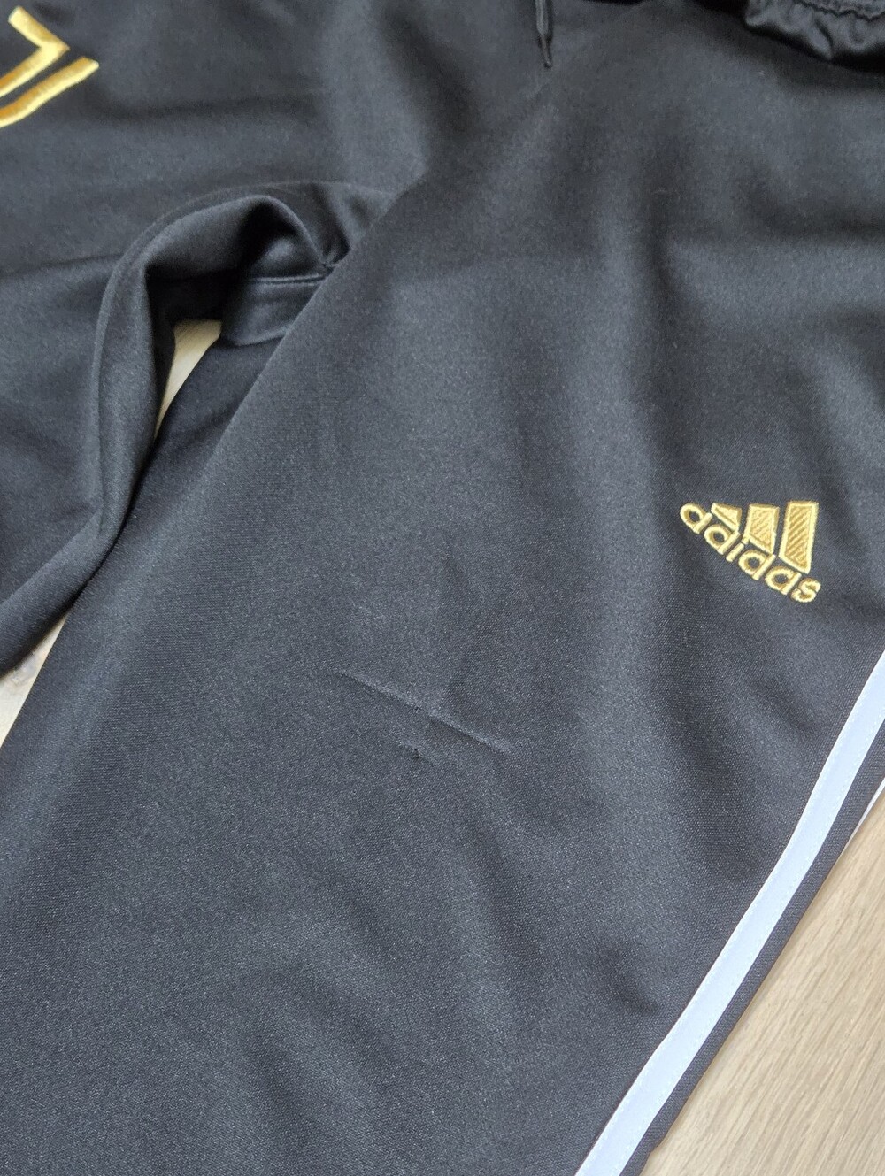 Adidas Juventus FC Presentation Tracksuit Set Men's Medium White Black Gold - Picture 12 of 13